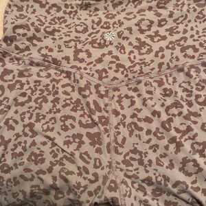 athleta size small cheetah print yoga pants